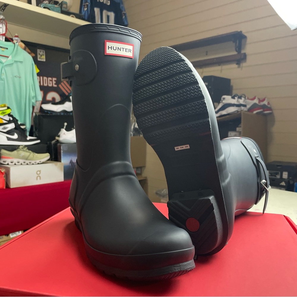 Hunter Matte Navy blue Waterproof Boots